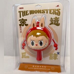Pop Mart THE MONSTERS Let's Have Fun Together Series-Rattle-drum Earphone Case